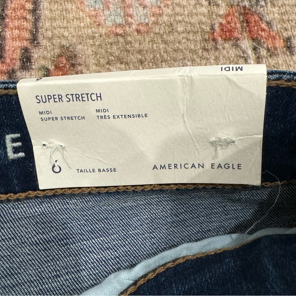 Women’s American Eagle Jean Shorts, NWT, Size 6, Midi, Super Stretch - Picture 4 of 7